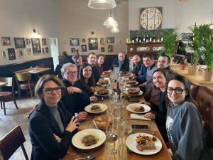Repas de fin de formation en équipe